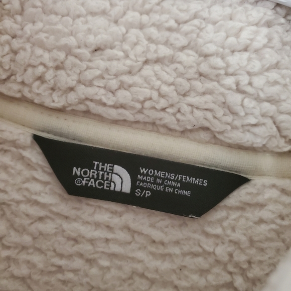 The North Face Campshire Sherpa Fleece Pullover Size Small Vintage White - Picture 6 of 13